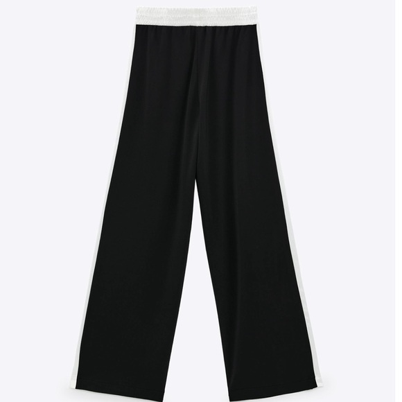 ZARA Flowy Pants with Side Stripe - Picture 4 of 5